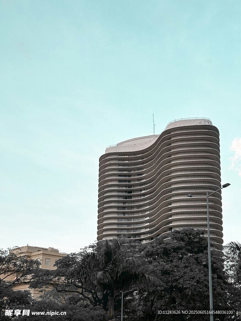 獨特造型的高層建筑物