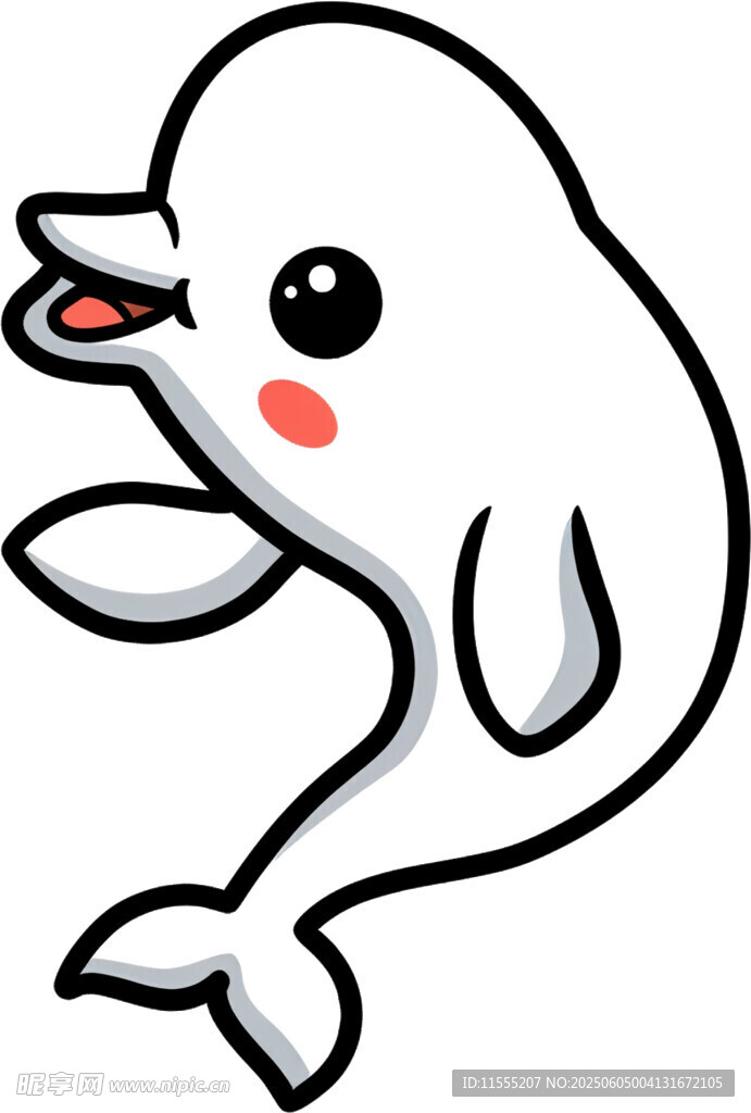 可愛卡通小海豚