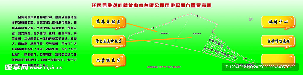 綠色背景多彩文字信息展示