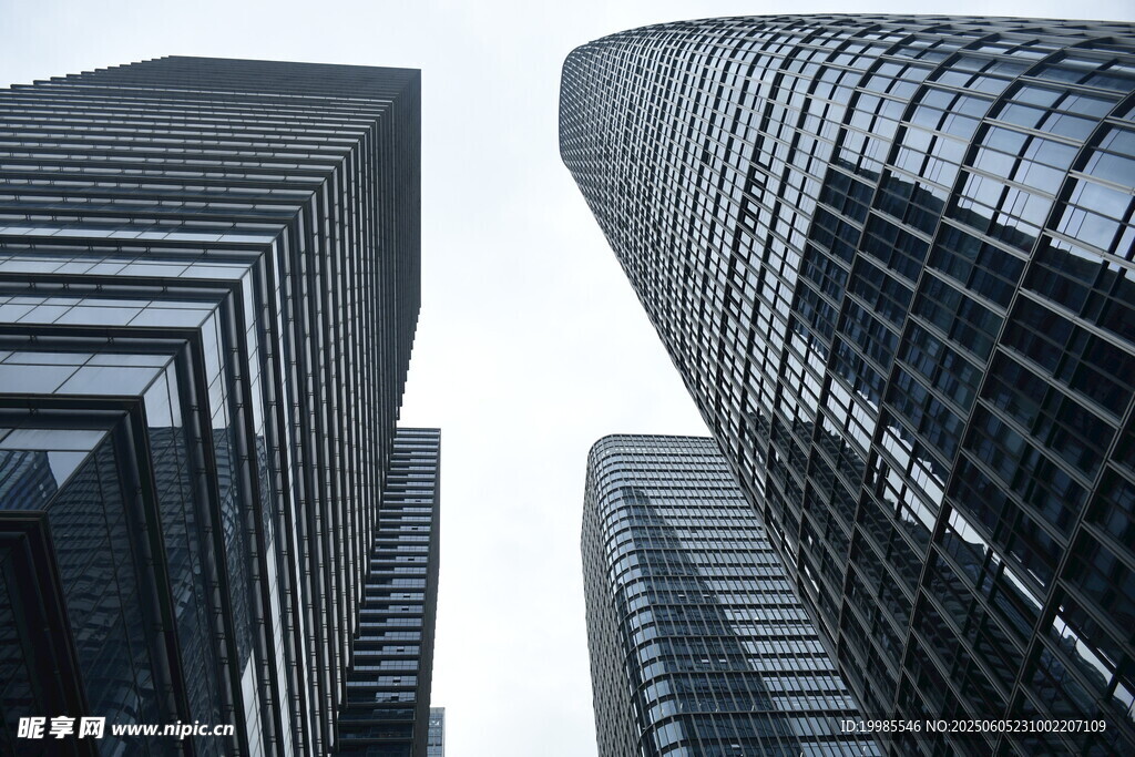 高層建筑玻璃樓寫字樓辦公樓