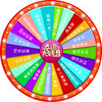 幸運大轉盤抽獎娛樂道具