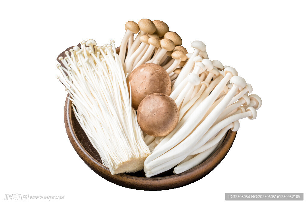 碗中多樣菌菇組合
