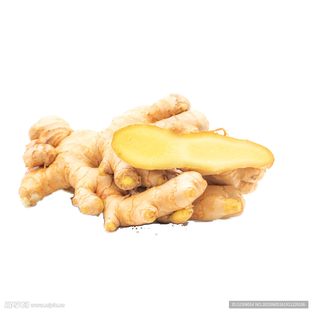 新鮮生姜特寫