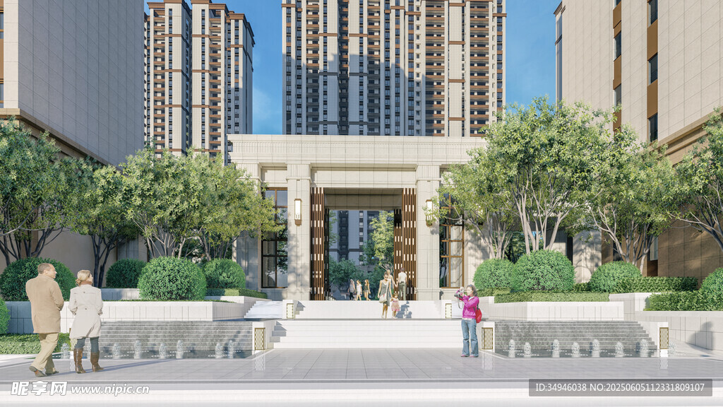 現(xiàn)代都市辦公建筑景觀