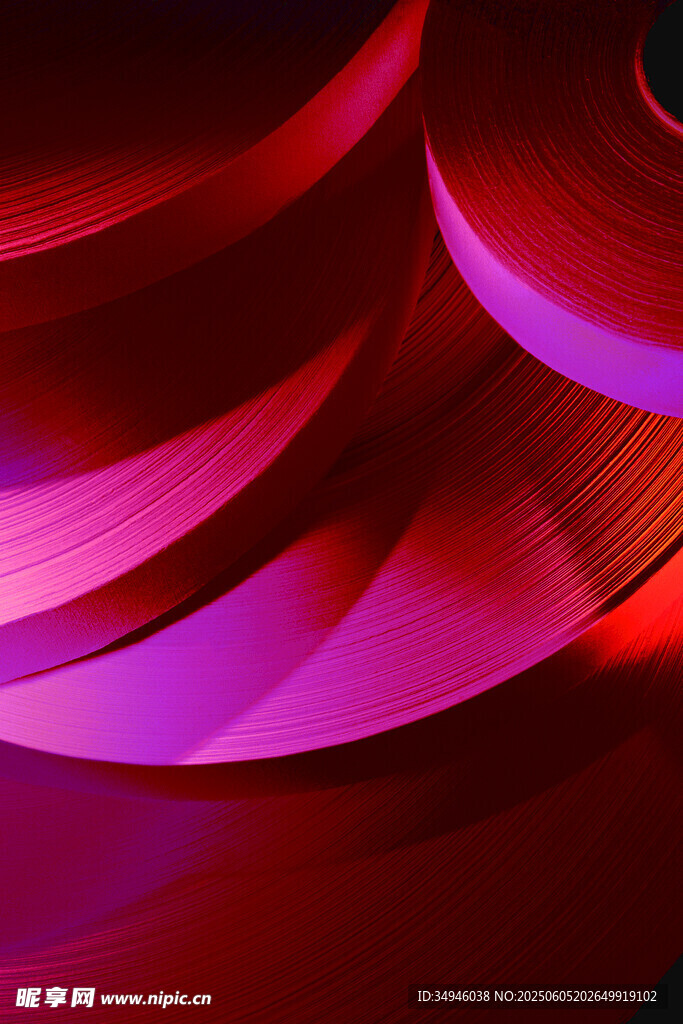 絢麗紅紫漸變抽象紋理圖案