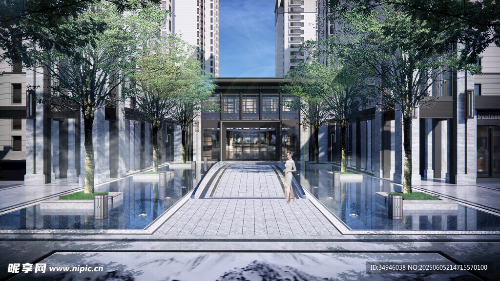 現(xiàn)代都市精致景觀庭院