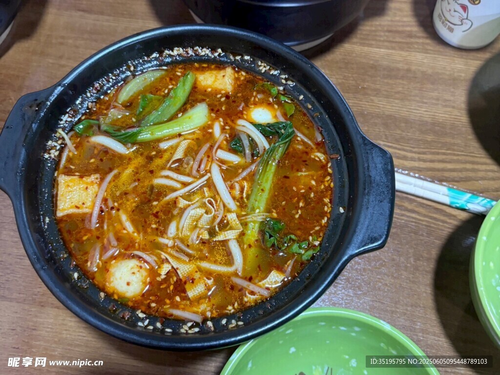 美味韓式豆腐湯誘人呈現(xiàn)
