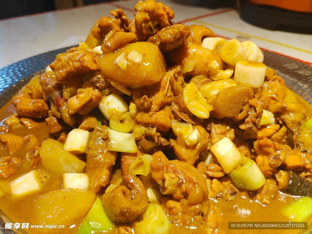 美味咖喱雞肉菜肴