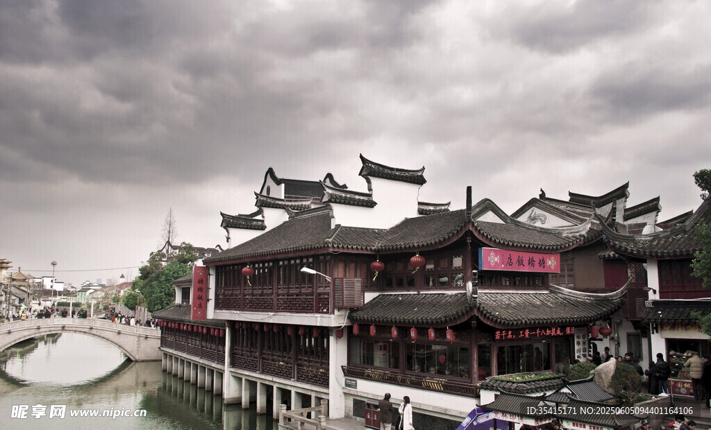江南水鄉(xiāng)古建筑風(fēng)景