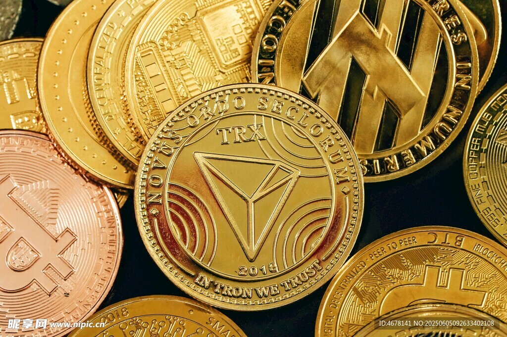 多樣加密數(shù)字貨幣展示