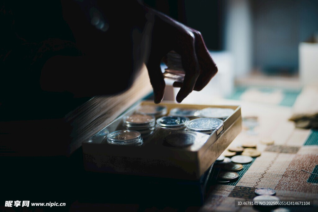 手工制作場景中的專注瞬間
