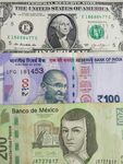 多國(guó)貨幣展示