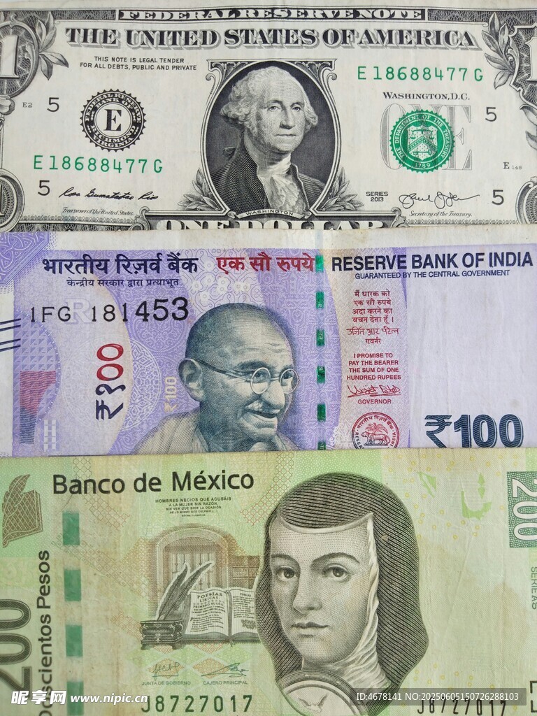 多國貨幣展示