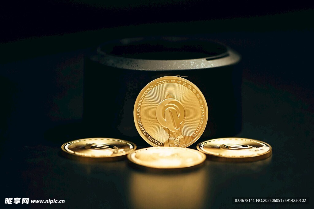 展示中的精美金幣
