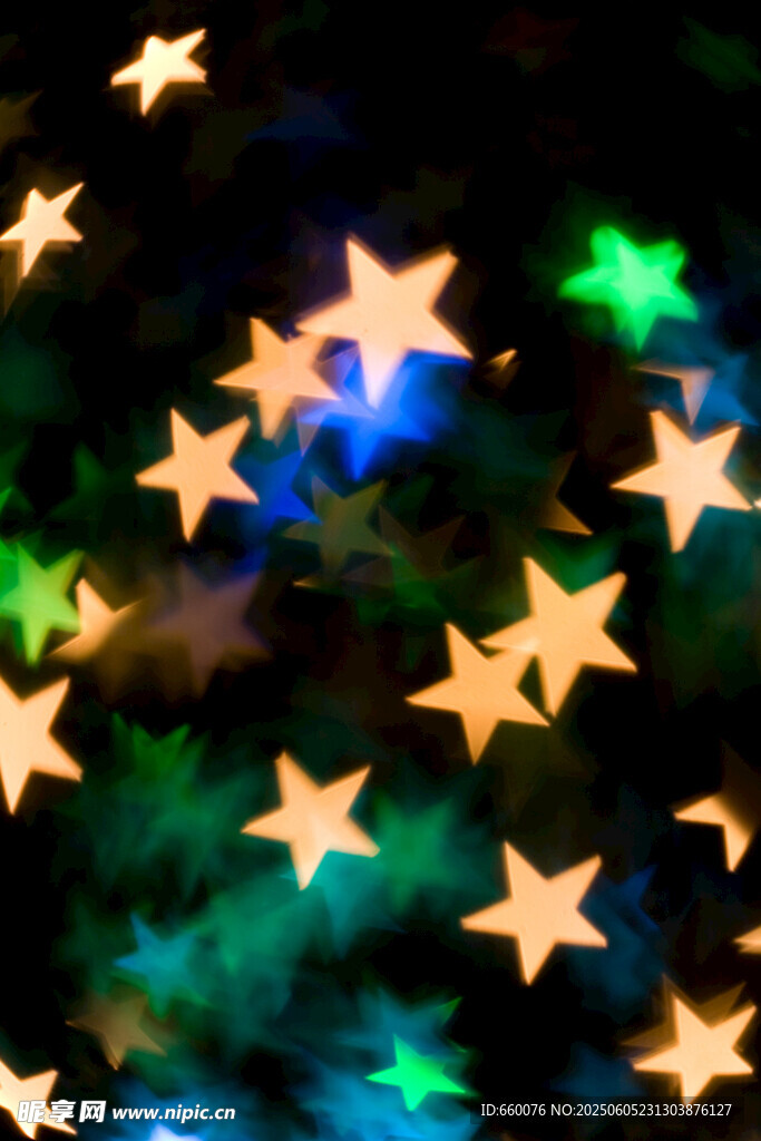 夢幻閃爍星星燈光效果