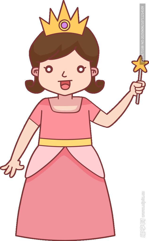 手持魔杖的可愛小公主