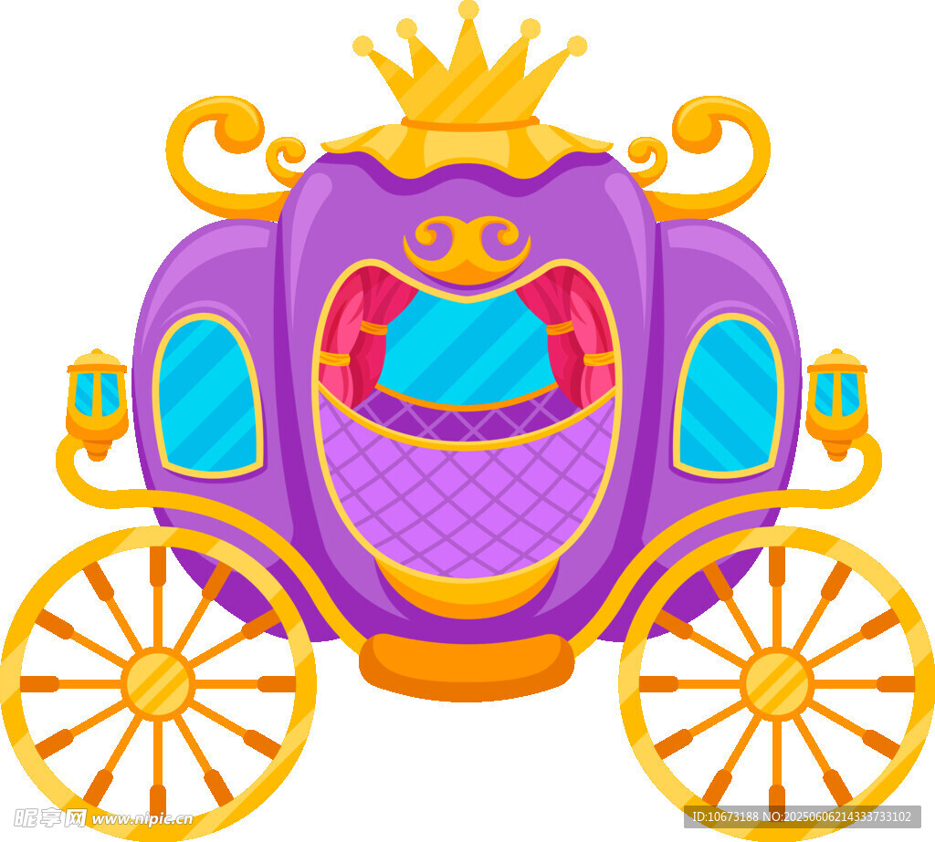 夢幻紫色公主南瓜馬車