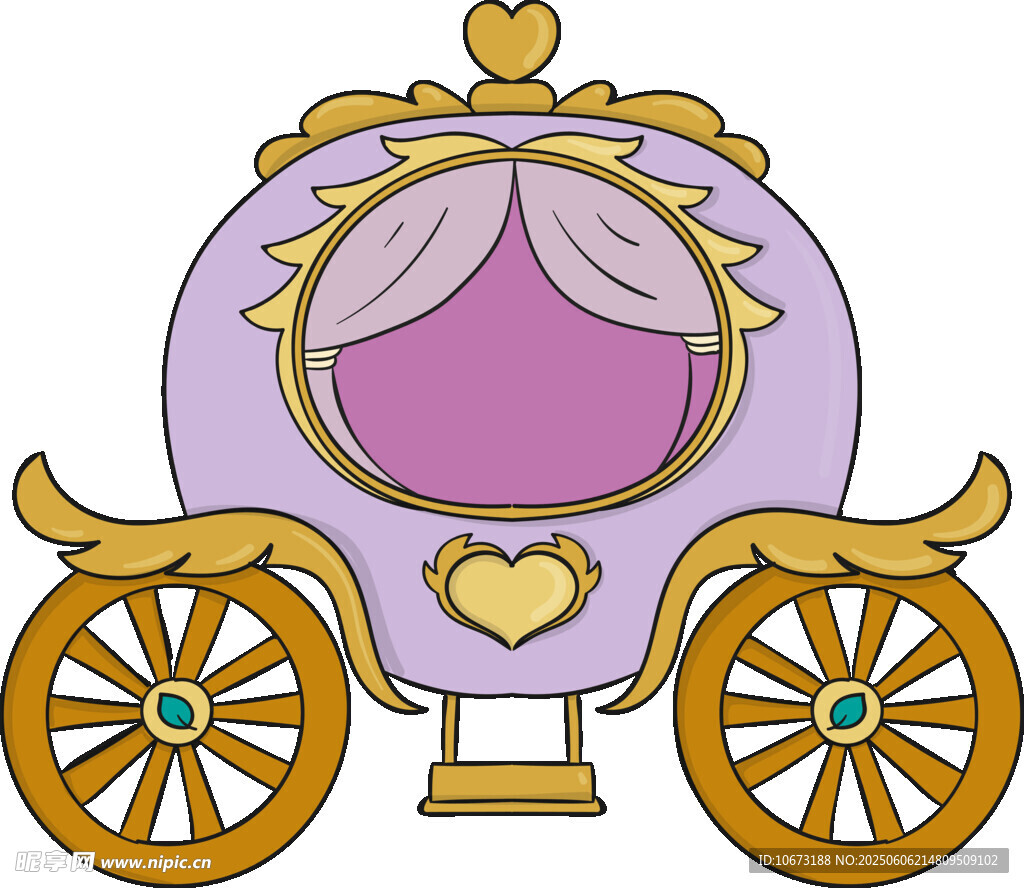 夢幻紫色公主南瓜馬車