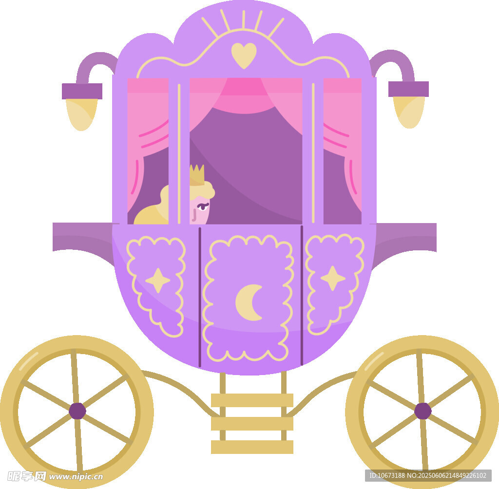 夢幻紫色公主南瓜馬車