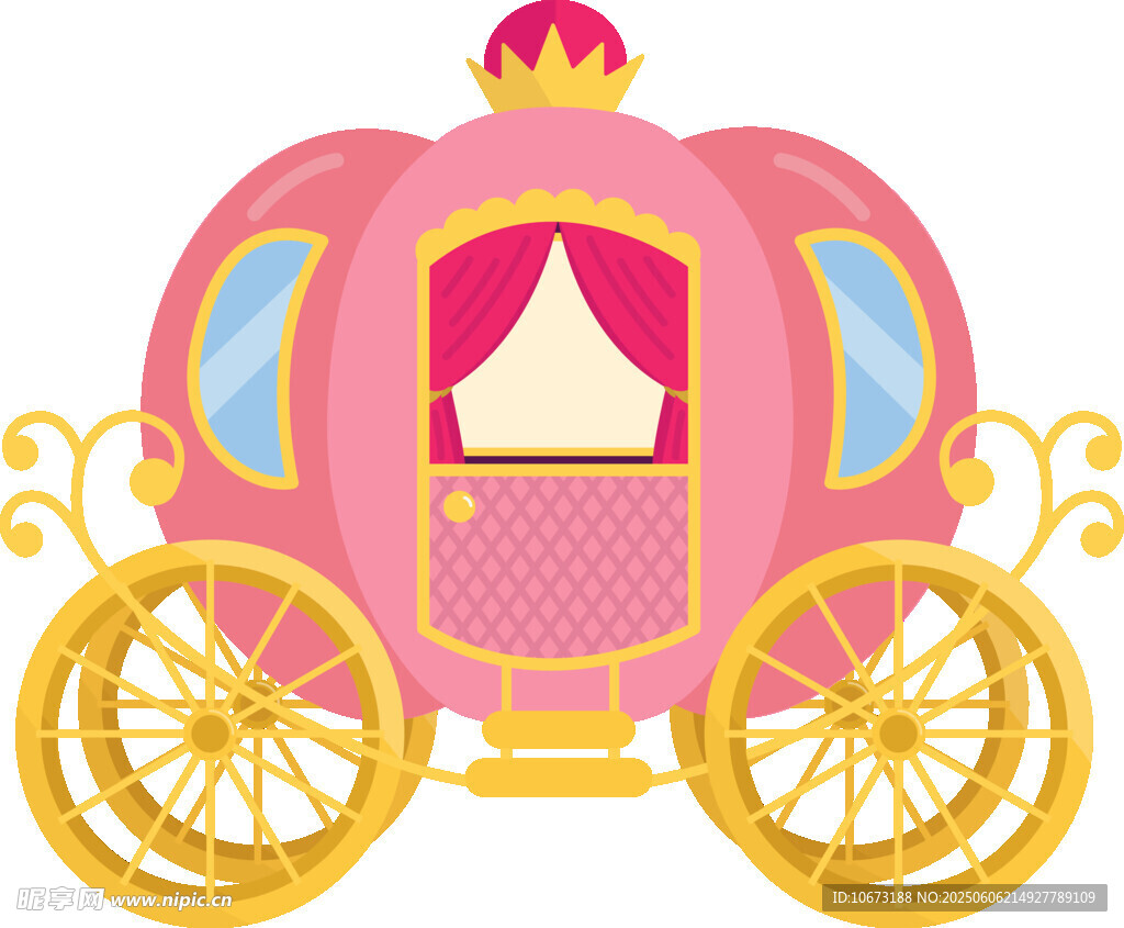 粉色夢幻公主南瓜馬車
