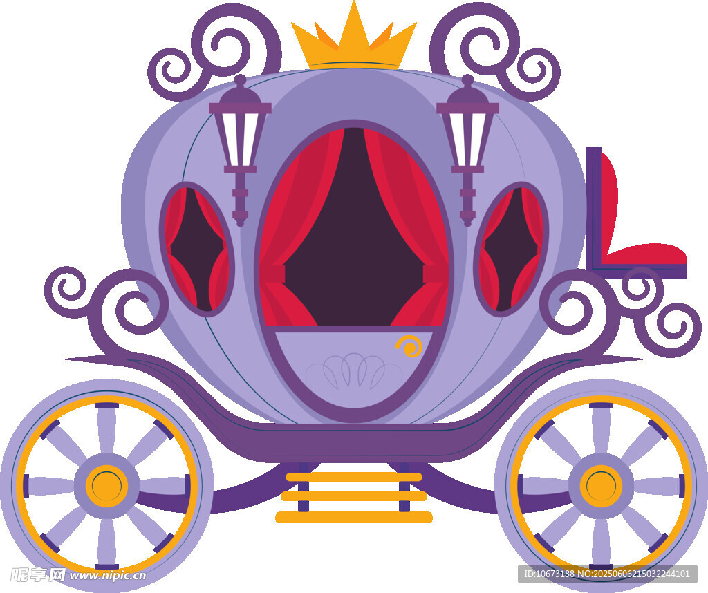 夢幻紫色公主南瓜馬車
