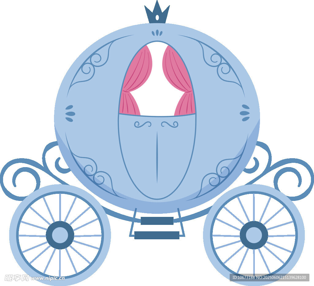 夢幻藍(lán)色公主南瓜馬車