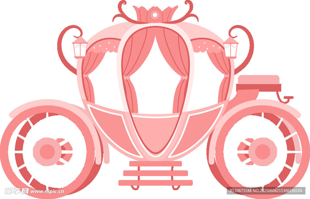 夢幻粉色公主南瓜馬車