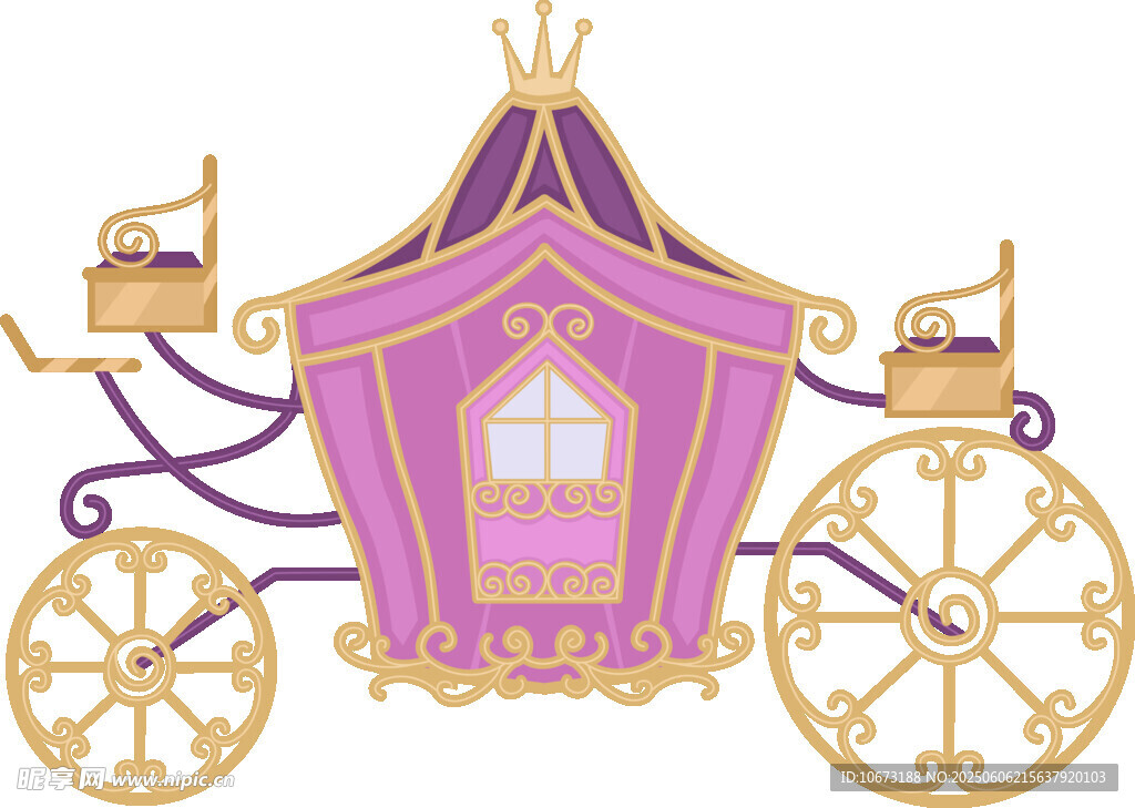 夢幻紫色公主南瓜馬車