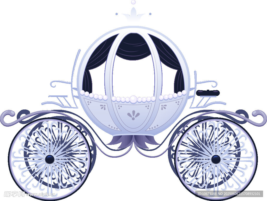 夢幻紫色童話風南瓜馬車