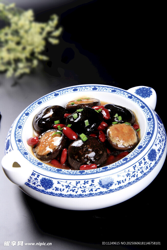 鮑汁釀冬菇