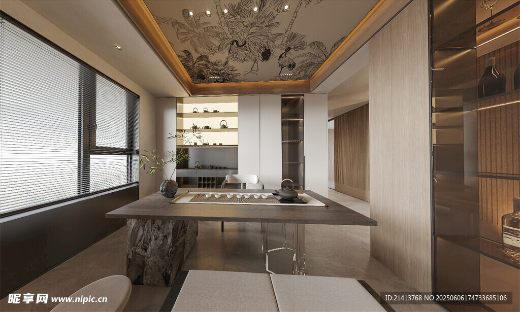 現(xiàn)代奢華風客廳室內(nèi)景致
