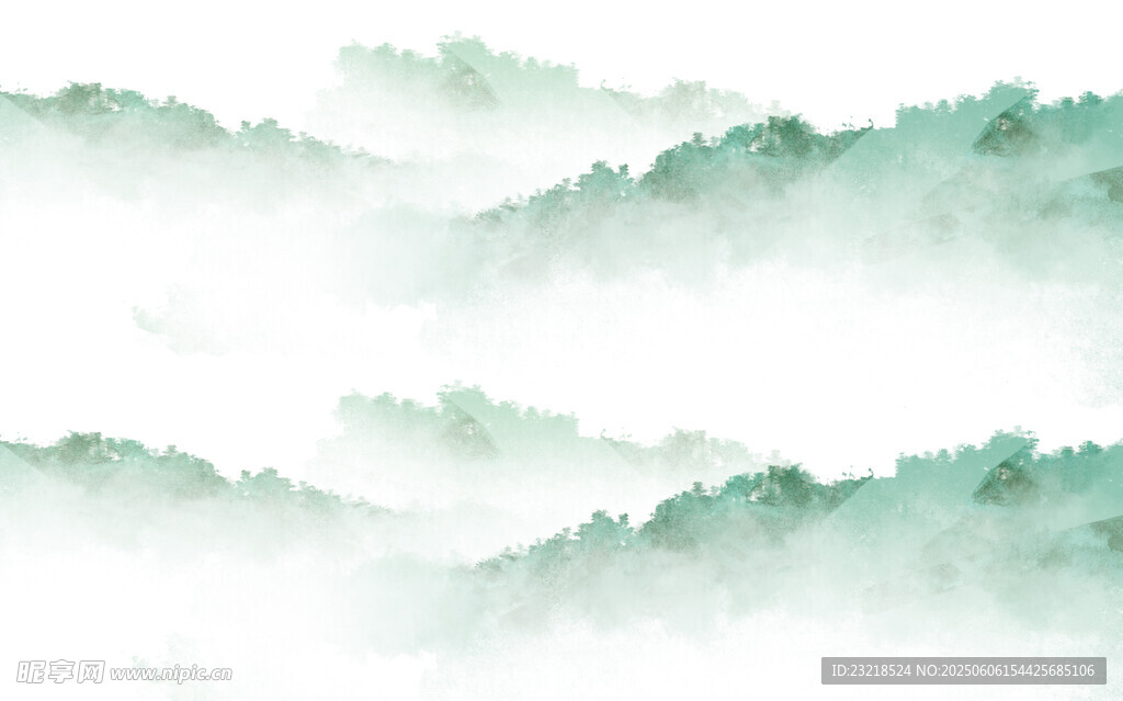 水墨青山