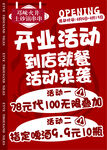 開業(yè)活動促銷海報