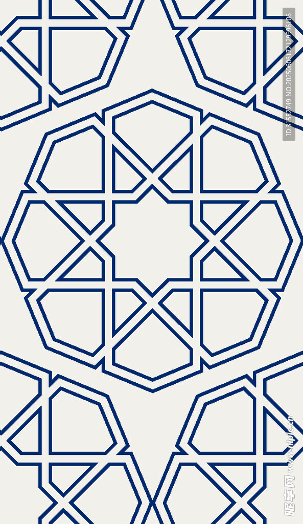 幾何線條六邊形圖案設(shè)計