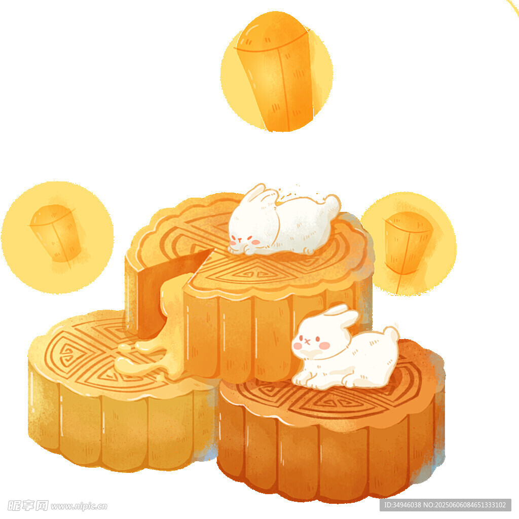 美味月餅與可愛玉兔