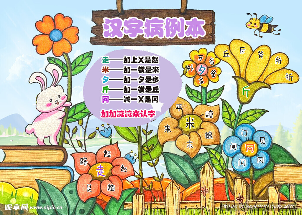 識漢字手抄報