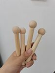 手持木質圓頭棒工具