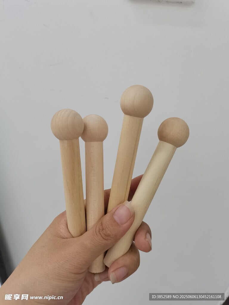 手持木質(zhì)圓頭棒工具