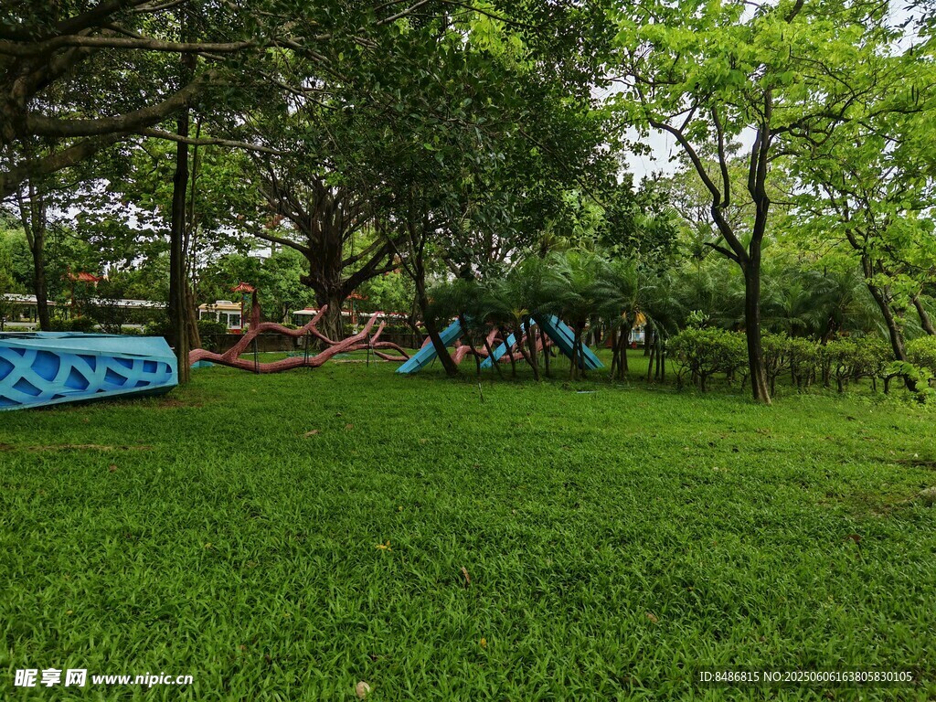 戶(hù)外草地露營(yíng)場(chǎng)景