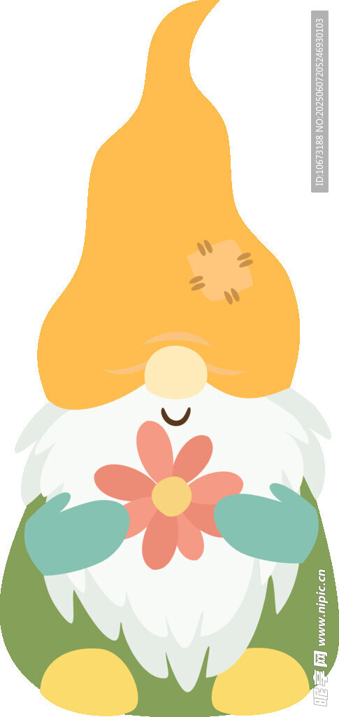 可愛小矮人插畫