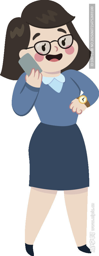 打電話的職業(yè)女性
