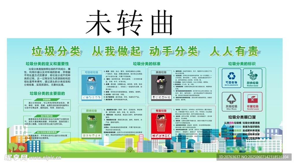 垃圾分類 從我做起動(dòng)手分類