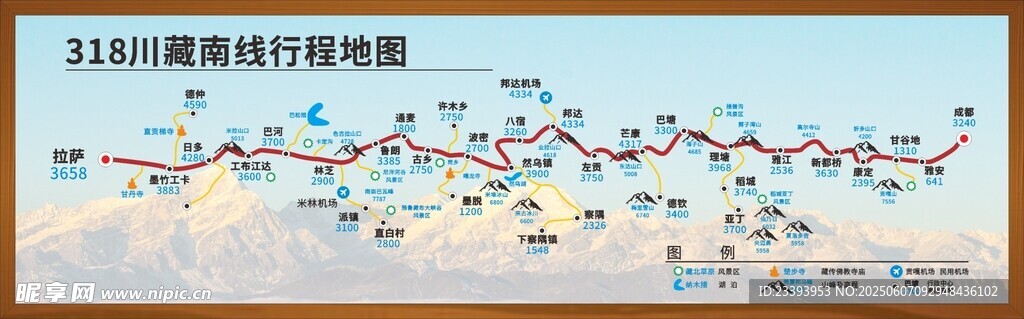 川南旅行線路圖