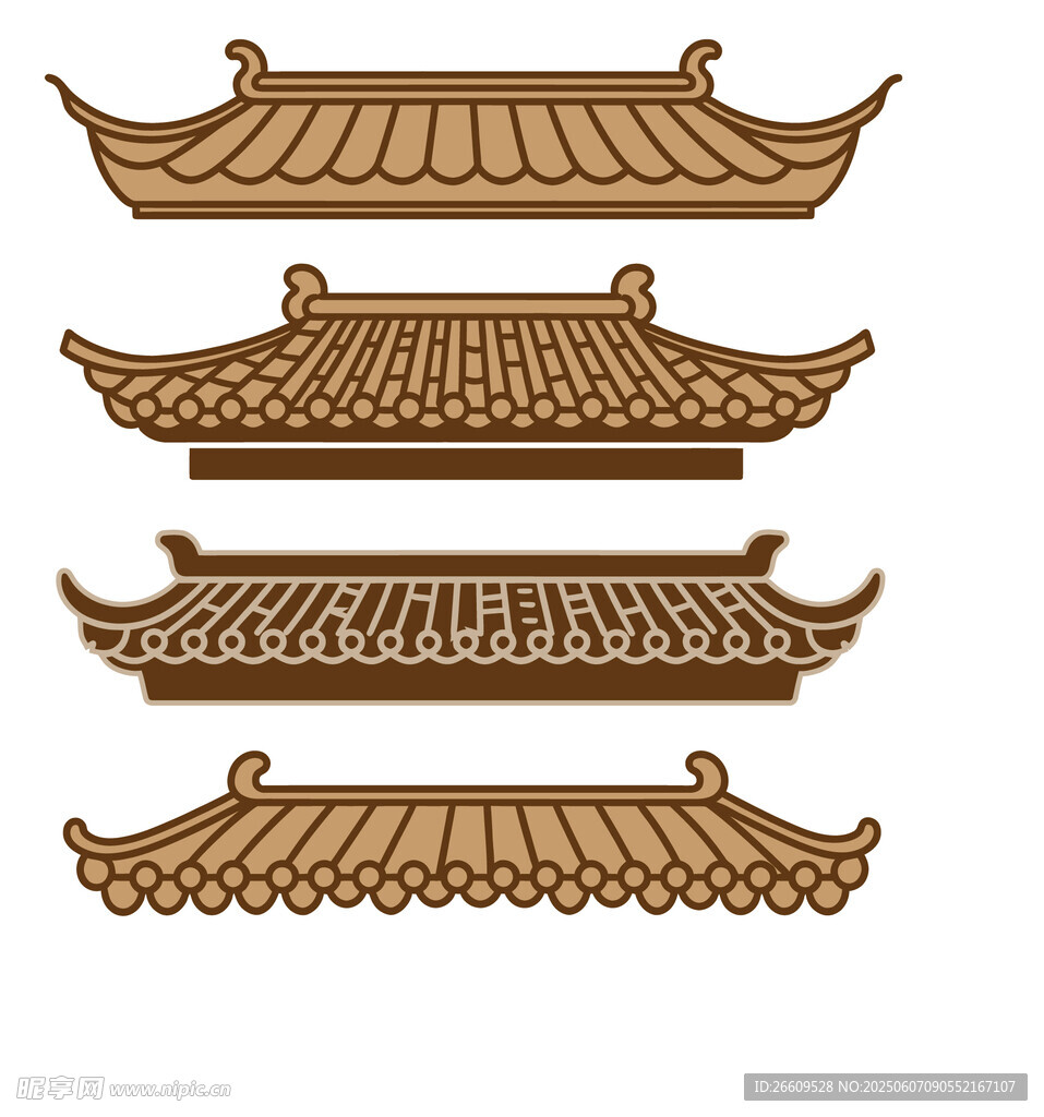 中式傳統屋檐