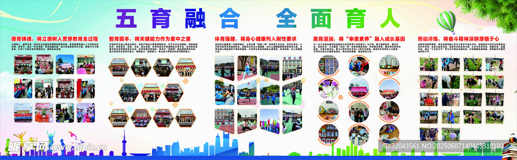 五育融合全面育人展示
