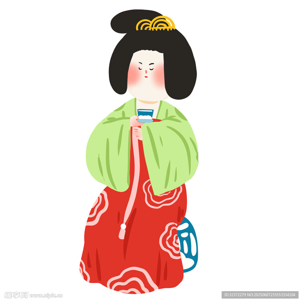 日本傳統和服女子形象