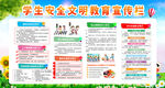 學(xué)生安全教育宣傳欄展示