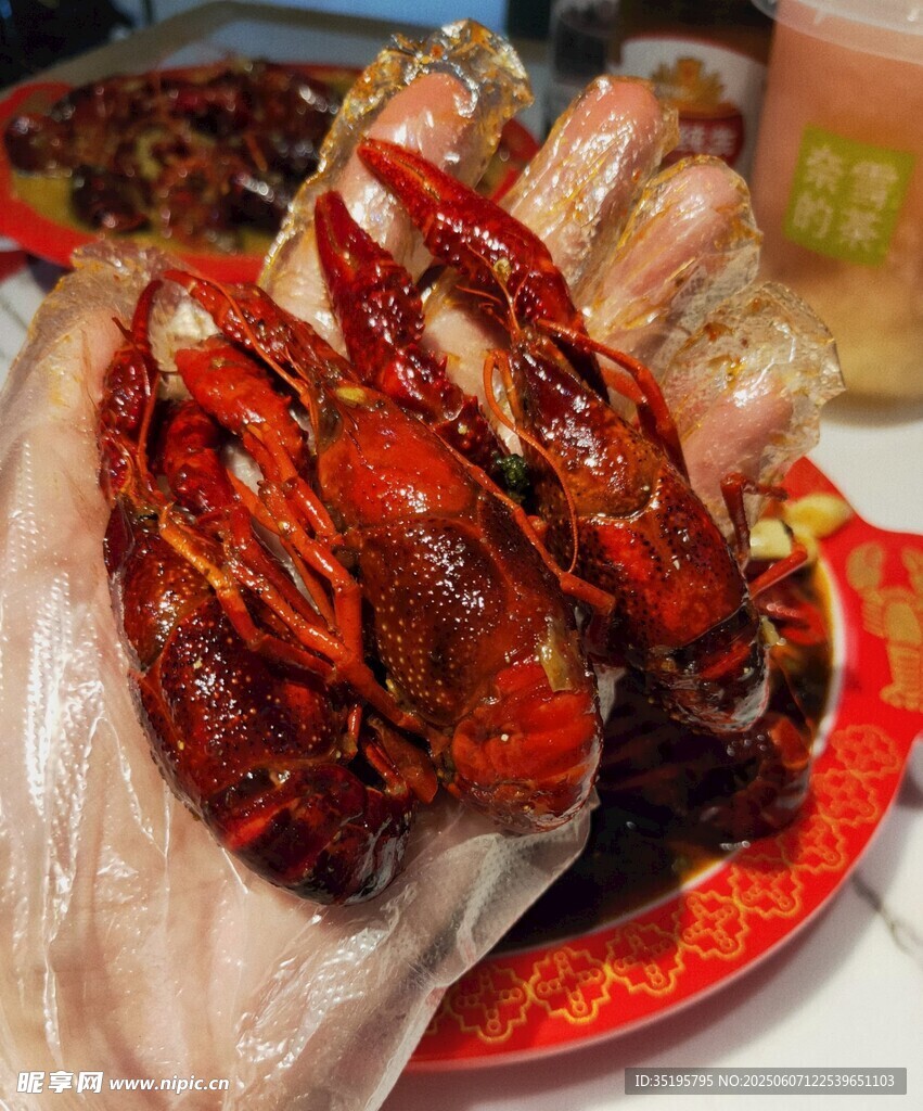 美味小龍蝦誘人呈現