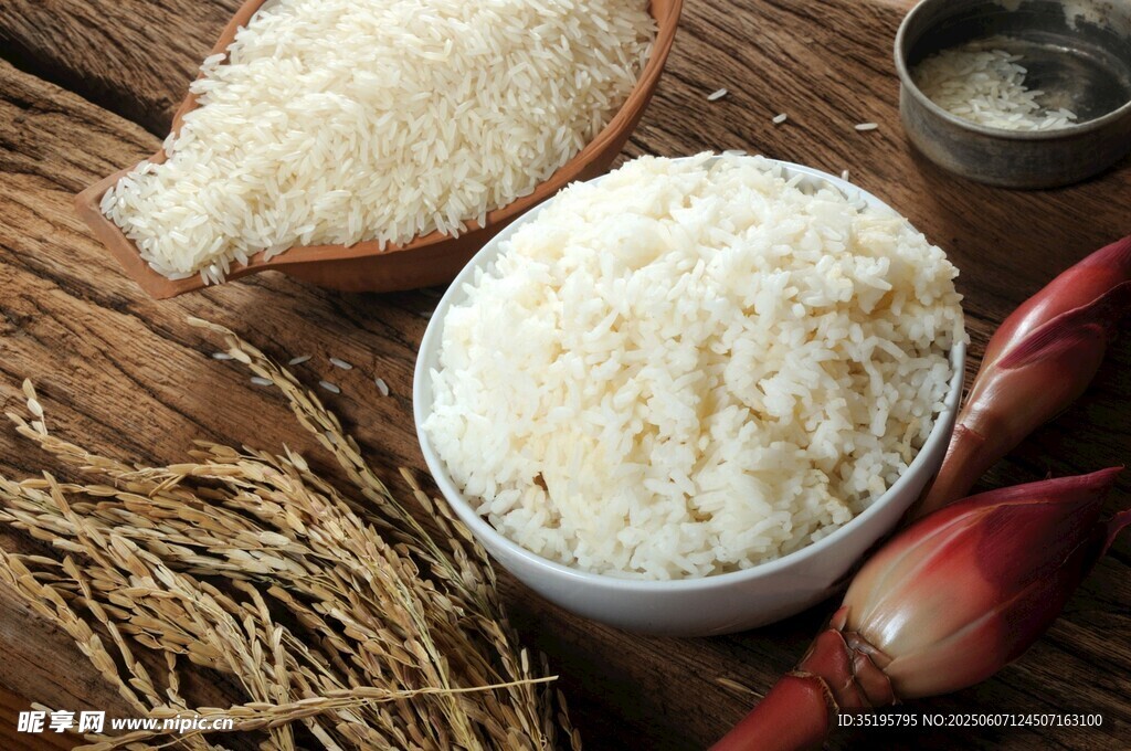 一碗香軟白米飯
