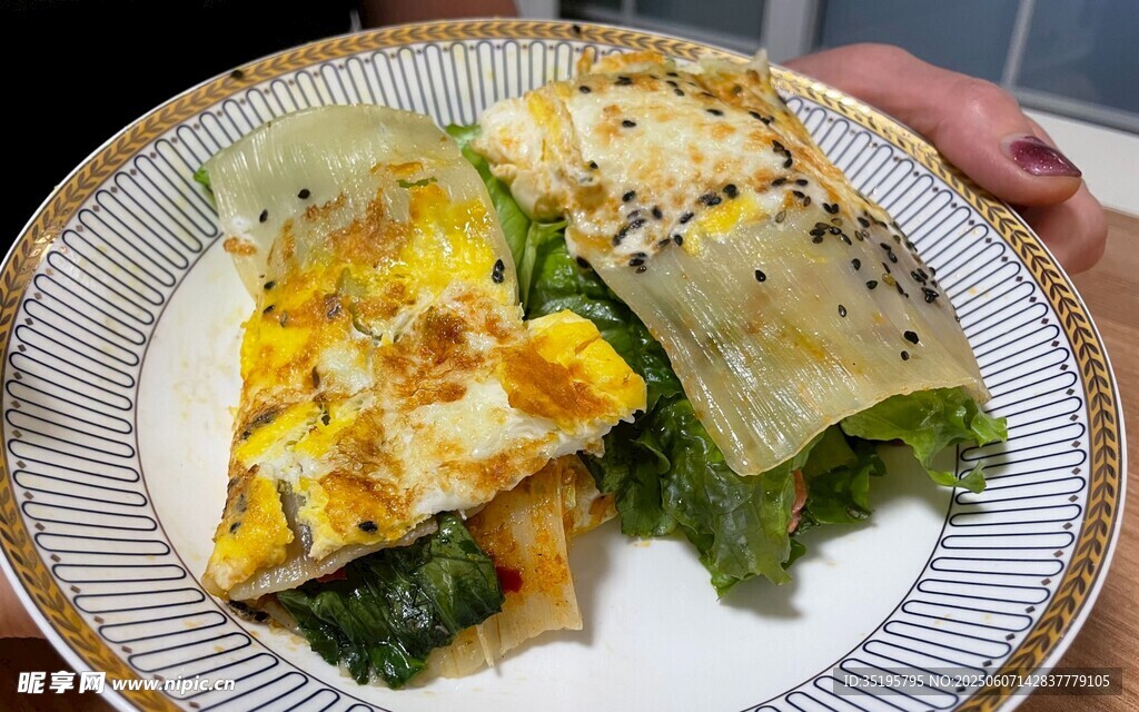 美味雙色蔬菜雞蛋煎餅